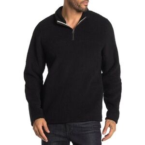 Wallin & Bros Black 1/2 Zip Fleece Jacket